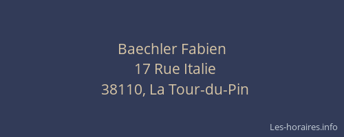 Baechler Fabien