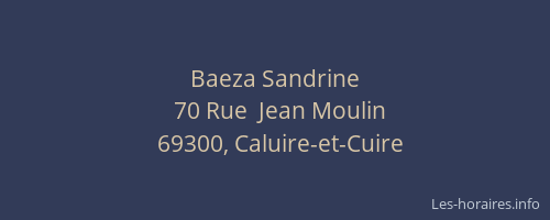 Baeza Sandrine
