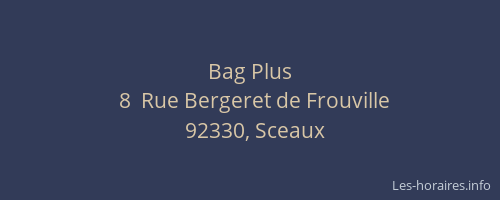 Bag Plus
