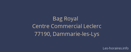 Bag Royal