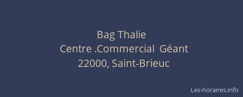 Bag Thalie