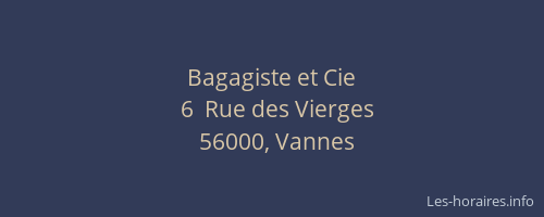 Bagagiste et Cie