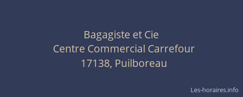 Bagagiste et Cie