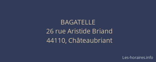 BAGATELLE