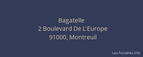 Bagatelle