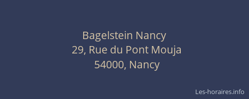 Bagelstein Nancy
