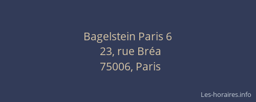 Bagelstein Paris 6
