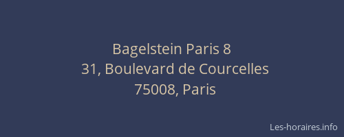 Bagelstein Paris 8