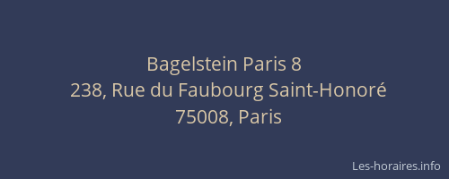 Bagelstein Paris 8