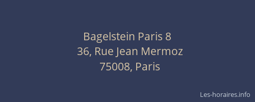Bagelstein Paris 8