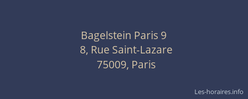Bagelstein Paris 9