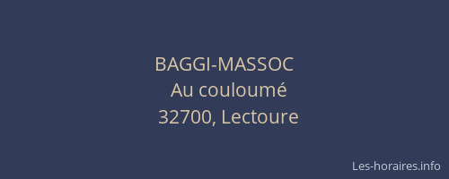 BAGGI-MASSOC