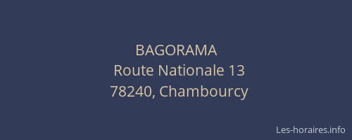 BAGORAMA