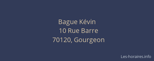 Bague K&eacute;vin