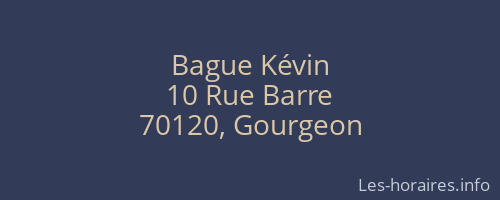 Bague Kévin