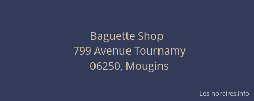 Baguette Shop