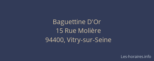 Baguettine D'Or
