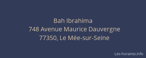 Bah Ibrahima