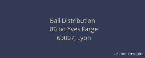 Bail Distribution
