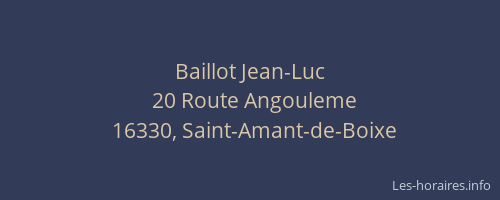 Baillot Jean-Luc