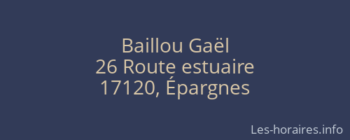 Baillou Gaël