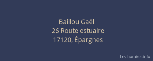 Baillou Ga&euml;l