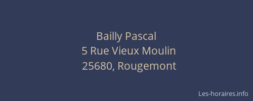 Bailly Pascal