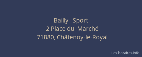 Bailly   Sport