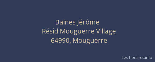 Baines Jérôme
