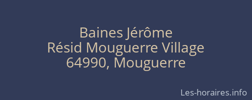 Baines Jérôme