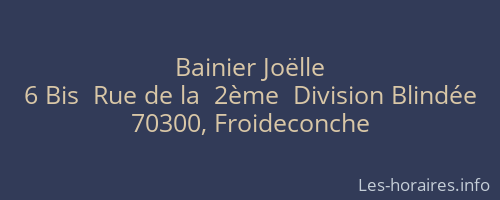Bainier Joëlle