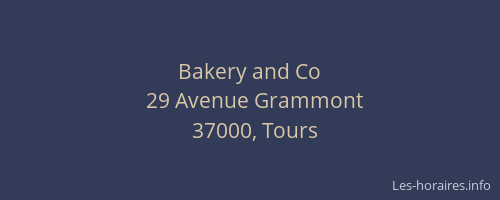 Bakery and Co