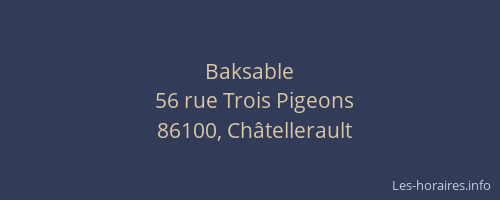Baksable