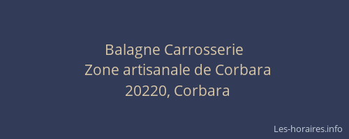 Balagne Carrosserie