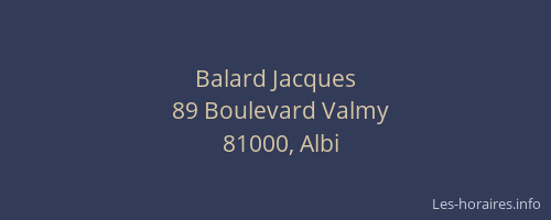 Balard Jacques