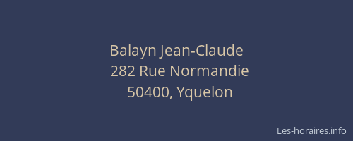 Balayn Jean-Claude