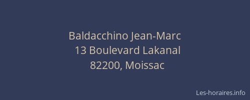 Baldacchino Jean-Marc