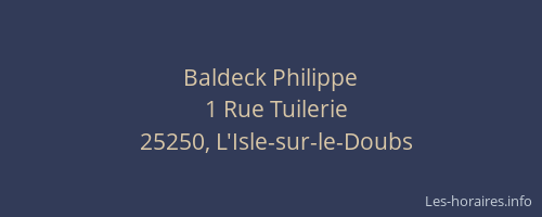 Baldeck Philippe