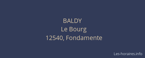 BALDY