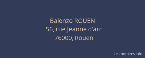Balenzo ROUEN