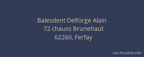 Balesdent Delforge Alain