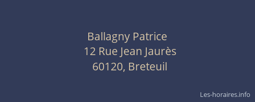 Ballagny Patrice