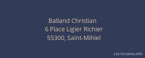 Balland Christian