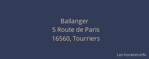 Ballanger