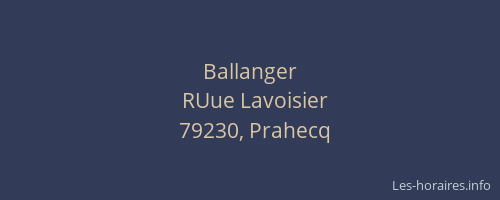 Ballanger