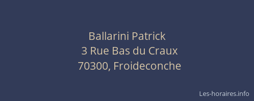 Ballarini Patrick