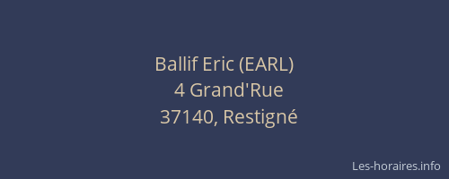 Ballif Eric (EARL)