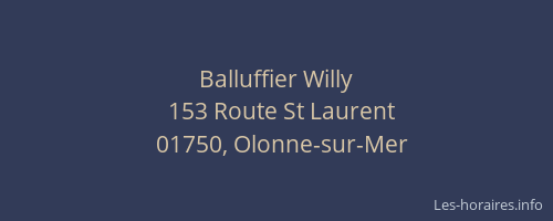 Balluffier Willy