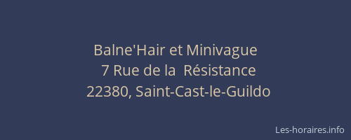 Balne'Hair et Minivague