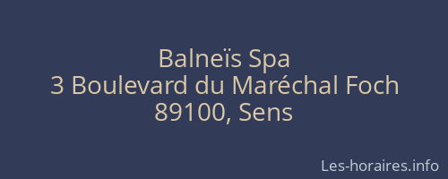Balneïs Spa